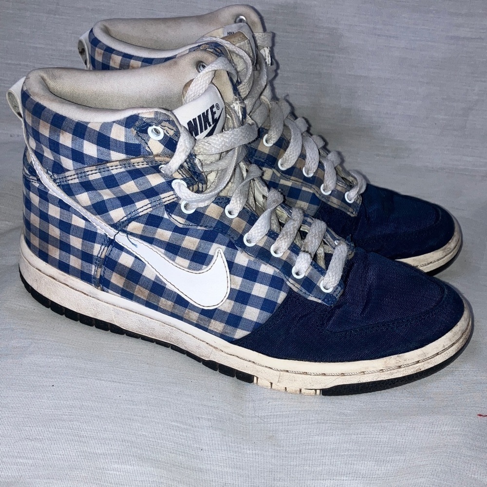 Nike youth size 5 1/2 - Kids high top Checkered Sneakers